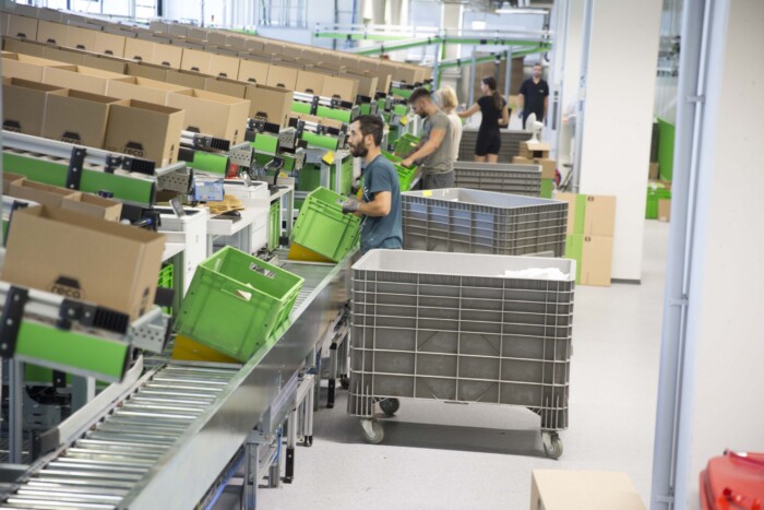 Arbeitsplatz automatische Verpackung
